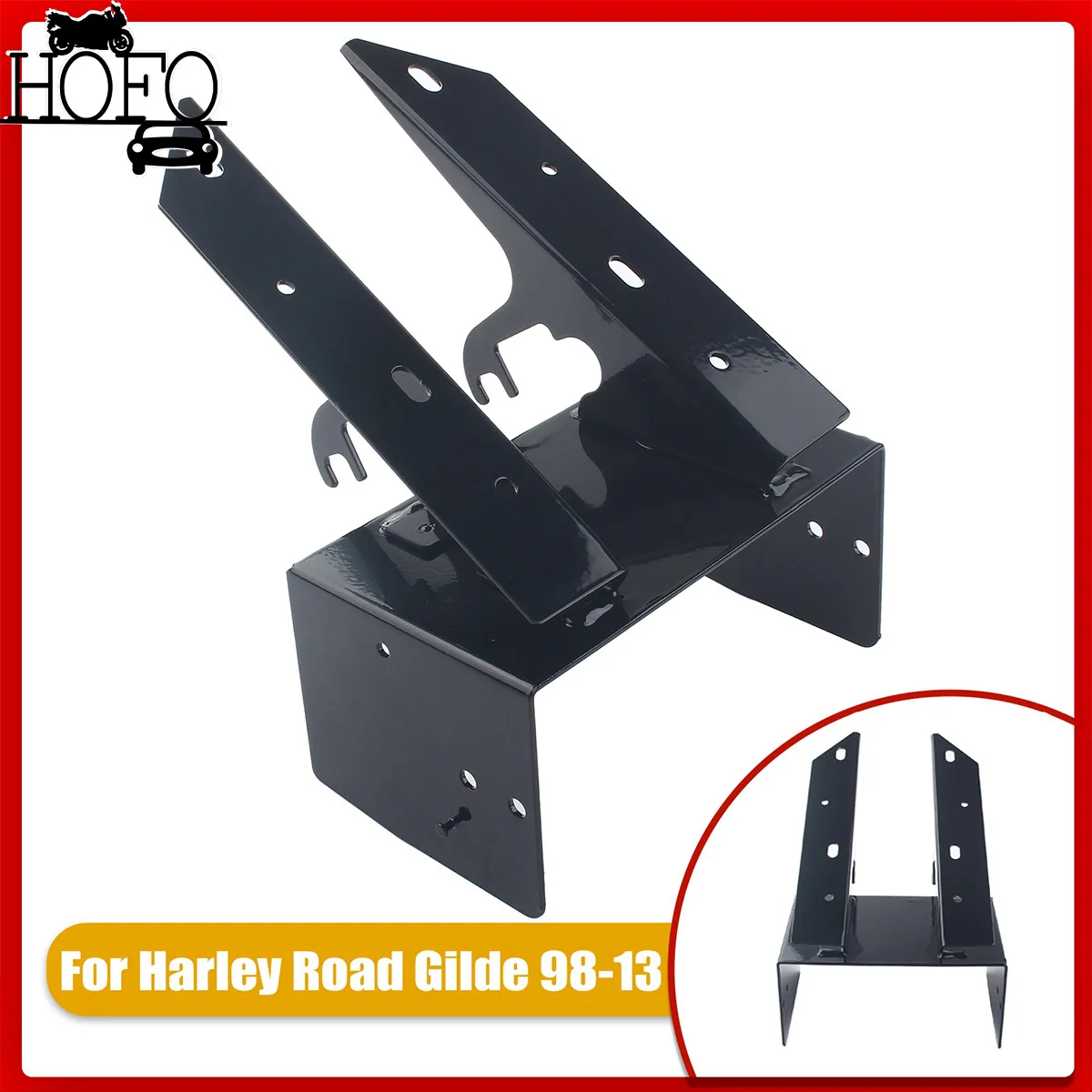 

For Harley Road Glide 1998-2013 Motorcycle Accessories Front Inner Fairing Support Mount Fits Radio Caddy Bracket Bracket