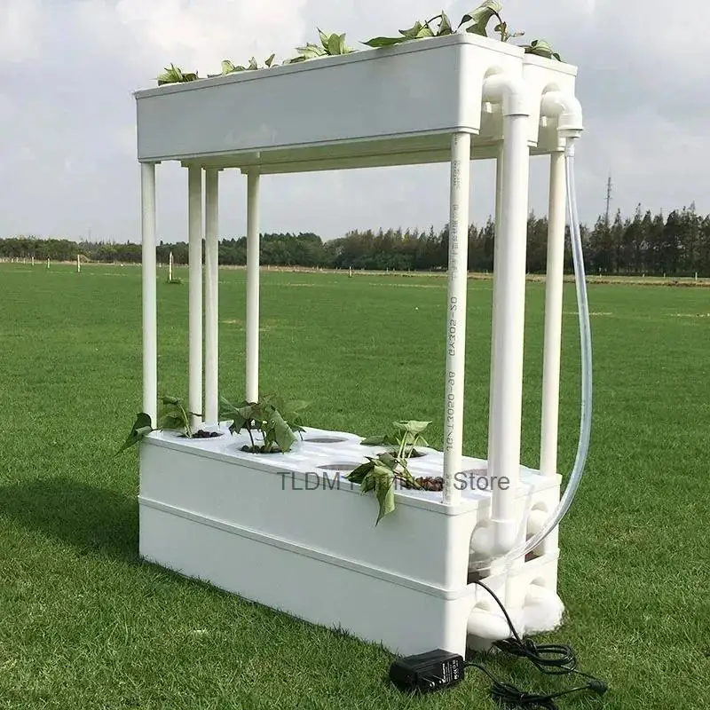 Home Planting Balcony Hydroponic Hydroponic Equipment System Indoor Planter Vegetable Soilless Box Cultivation Flower Pots w