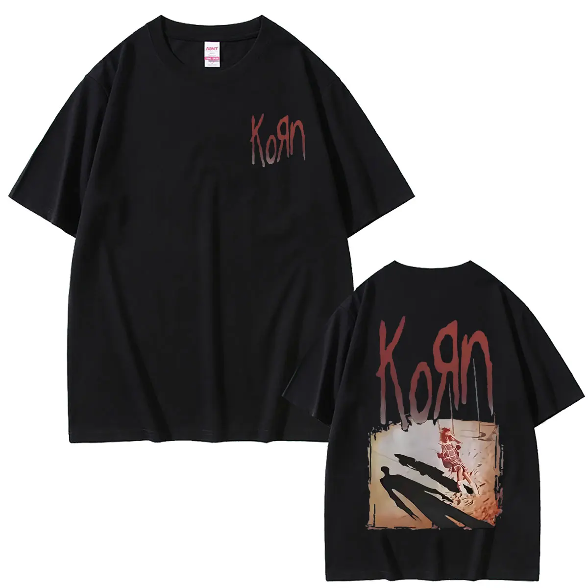 

Rock Band Korn Album T-shirt Men Women Vintage Alternative Metal Streetwear Men's Gothic Oversized Tshirt Male Vintage T Shirts