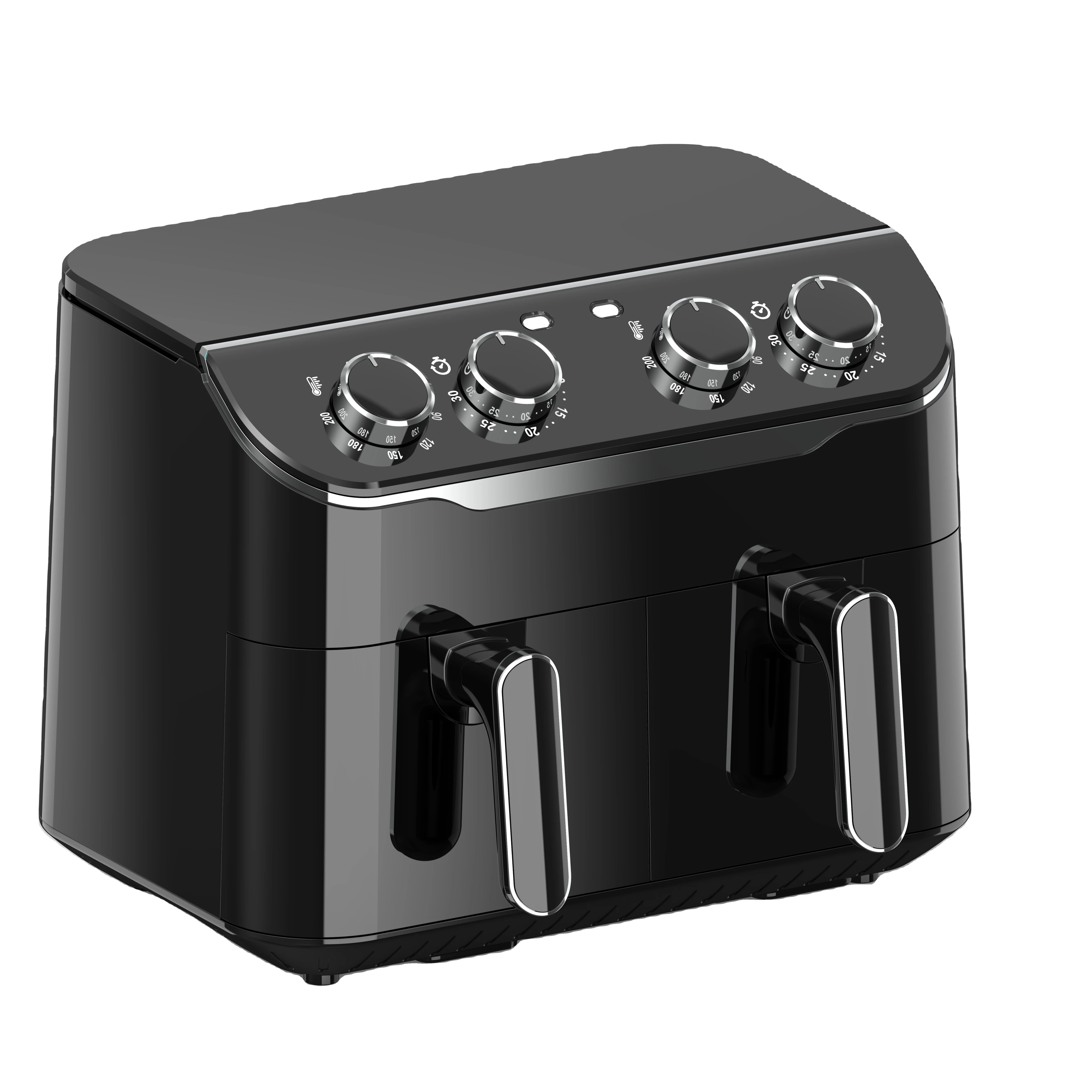 

2026 New Model Multi-functional5L*2 Two Basket with Metal Rack Digital Temperature Control Automatic Multi Function Dual Zone Ai