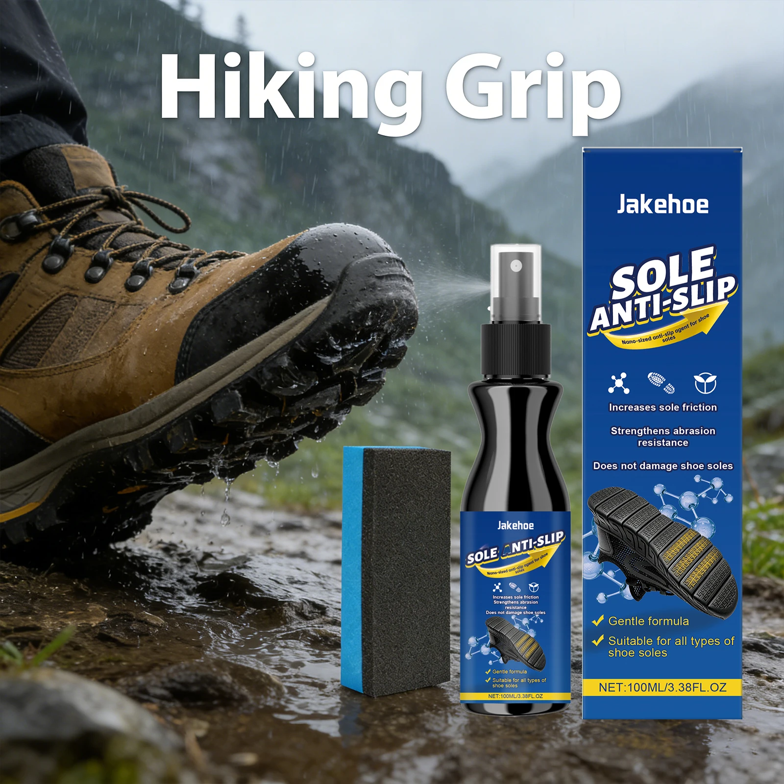 

﻿Sole Anti Slip Spray Increasing Sole Friction Strengthen Abrasion Resistance Not Damage Shoes Waterproof Shoe Anti-Skid Agent