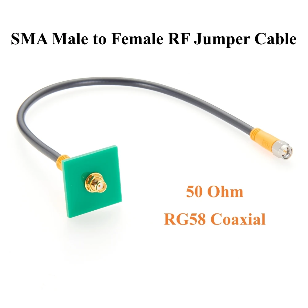 

BNC to SMA Cable BNC Male to SMA Male RG58 Coaxial Cable 50 Ohm Low Loss RF Coax Jumper Cable for SDR Radio, Ham Radio, Antenna,