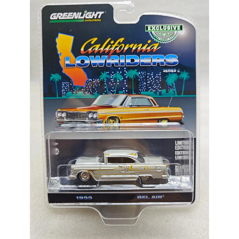 Greenlight 1:64 Bel Air Gran Torino Wrangler Unlimited Supercar GT-R Sierra Classic Series Diecast Model Alloy Car Child Gift