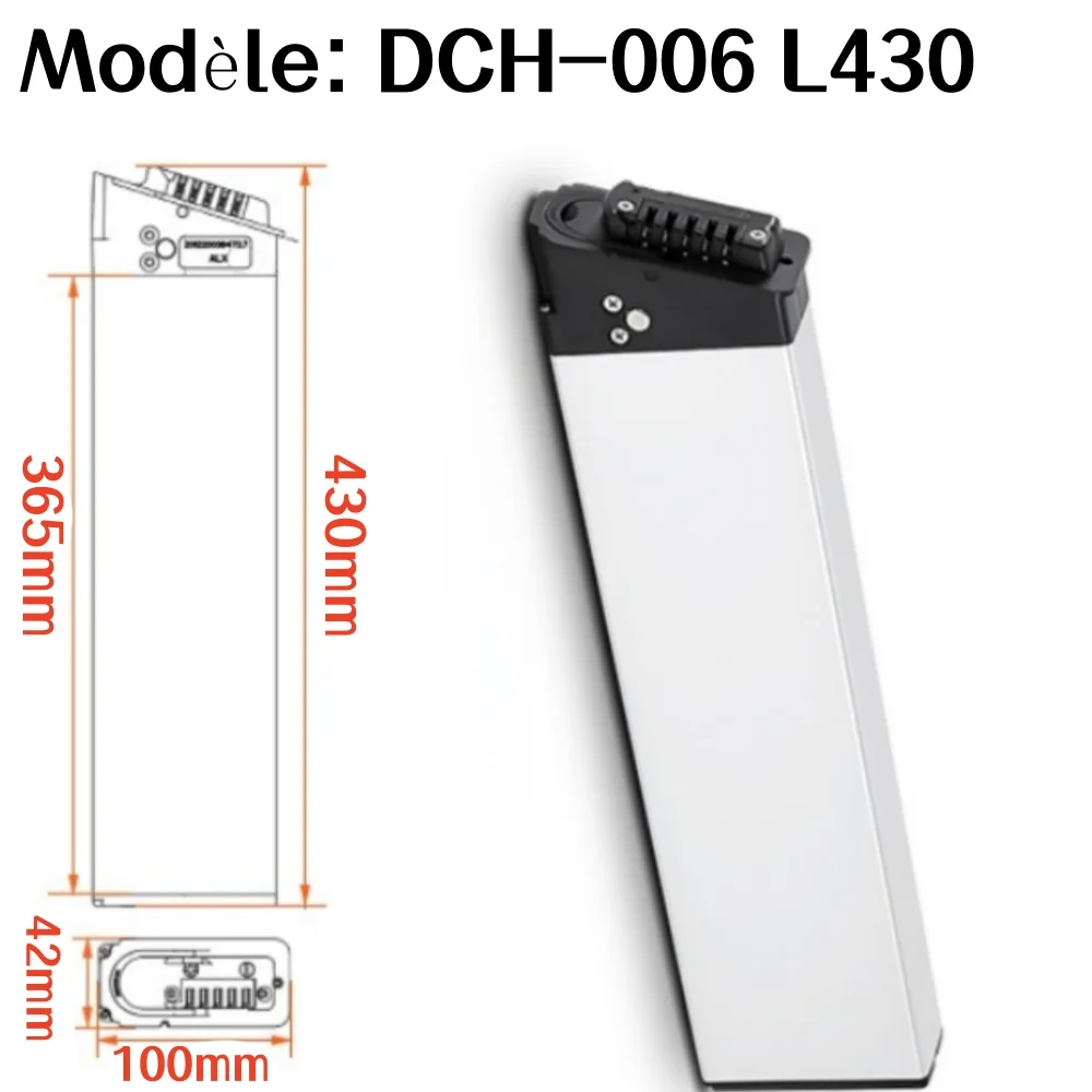 

DCH-006 48V 10.4Ah/12.8Ah/14Ah/17Ah Replacement Li-ion Battery , for Compatible LO26 MX01 LAFLY X3 JINGHMA R7 R5 Motor Battery.