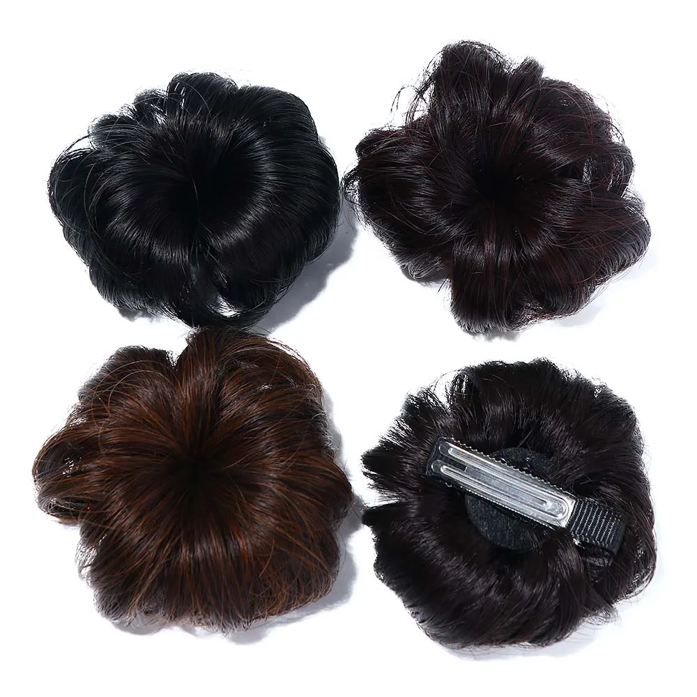 1pc Cute Baby Girls Hair Wigs with Clip Fashion Realistic Fluffy Short Curl Synthetic Wigs Hair Cover Headwear