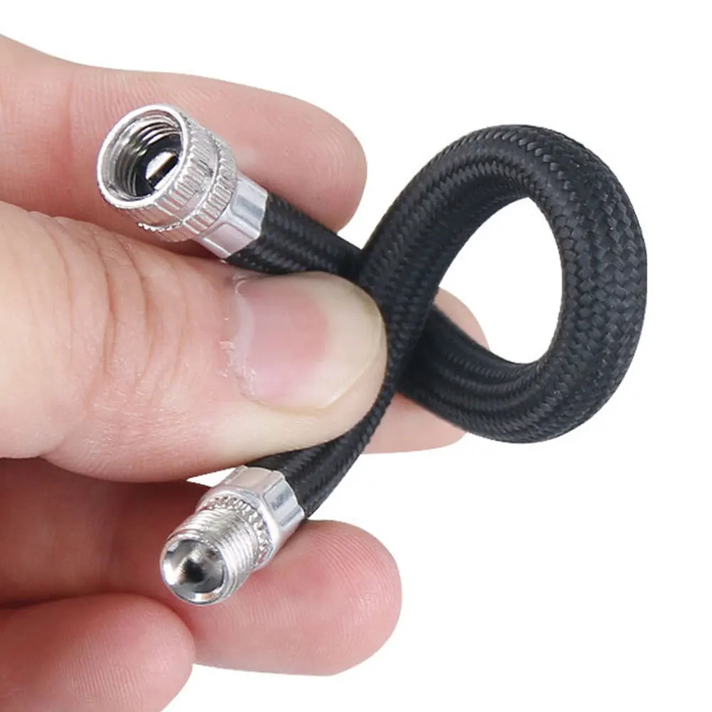 

6Pcs Bicycle Pump Extension Hose Lightweight Flexible Air Pump Attachment for Road Mountain Bikes Tire Inflator Extension Pipe