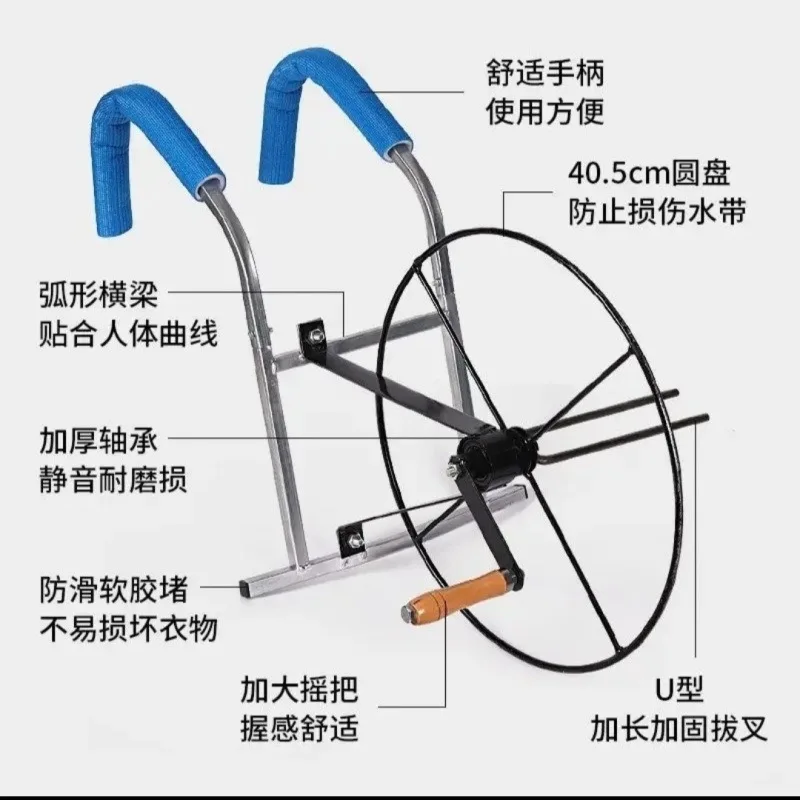 Hand Crank Watering Reel Drip Irrigation Belt for Agriculture Garden Plants Watering System