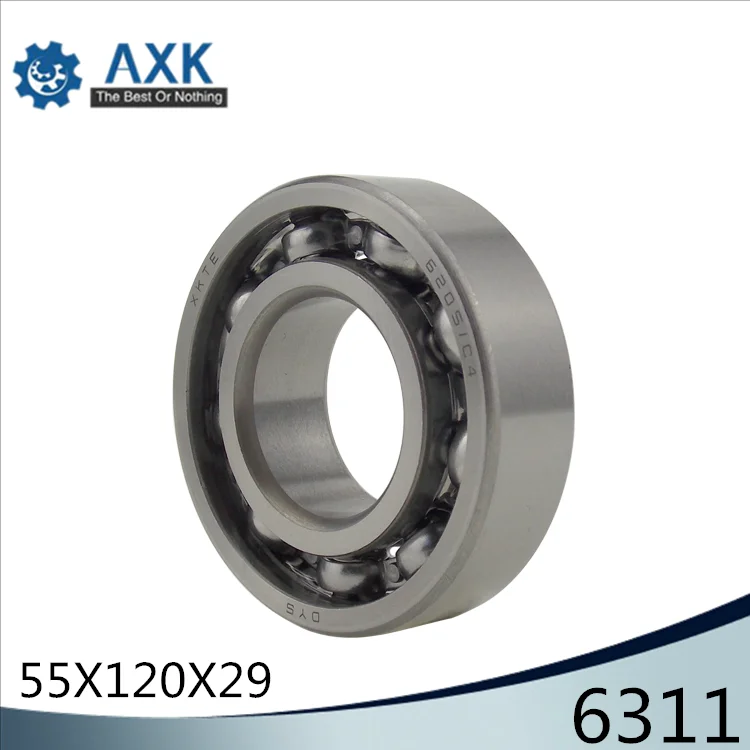 6311 Bearing 55*120*29 mm ABEC-3 P6 ( 1 PC ) For Motorcycles Engine Crankshaft 6311 OPEN Ball Bearings Without Grease