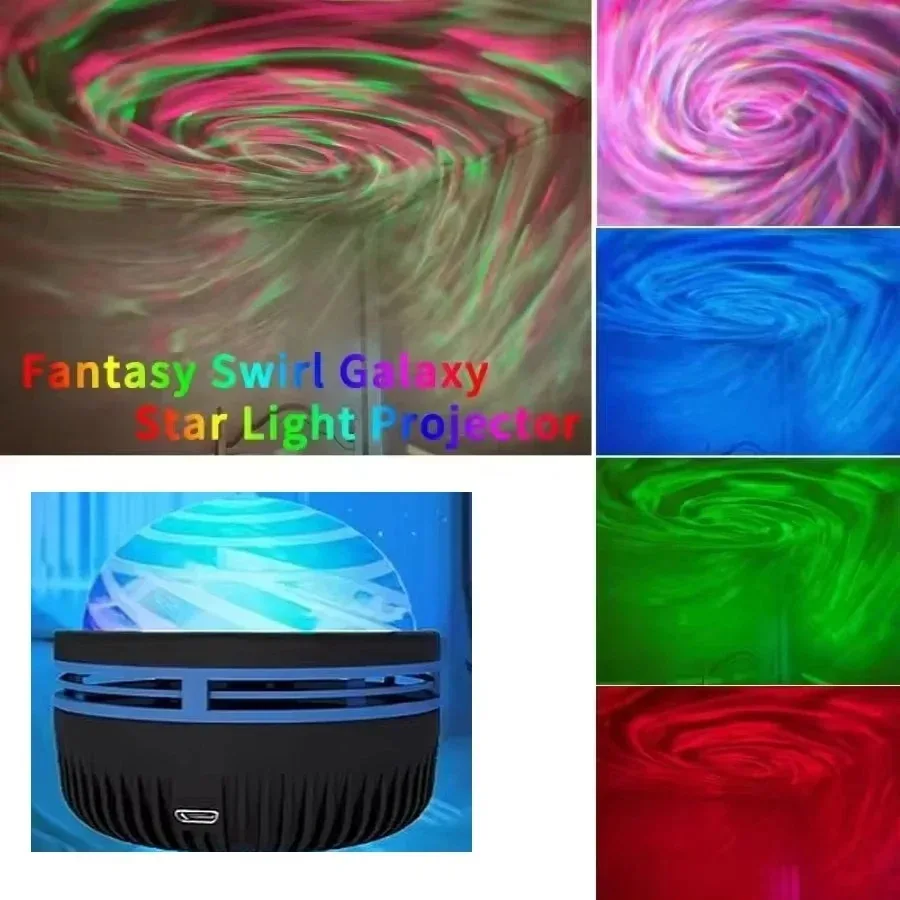Northern Lights Starry Sky Projector LED Night Light with Remote Control USB A Variety of Styles for Home Bedroom Party Decor