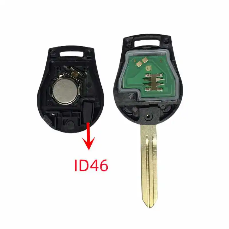 keychannel 2 3 4 Buttons Car Key ID46 315/433MHz Remote Fob for Nissan Tida Sentra Versa Nossa  CWTWB1U751/61 With NSN14 Key