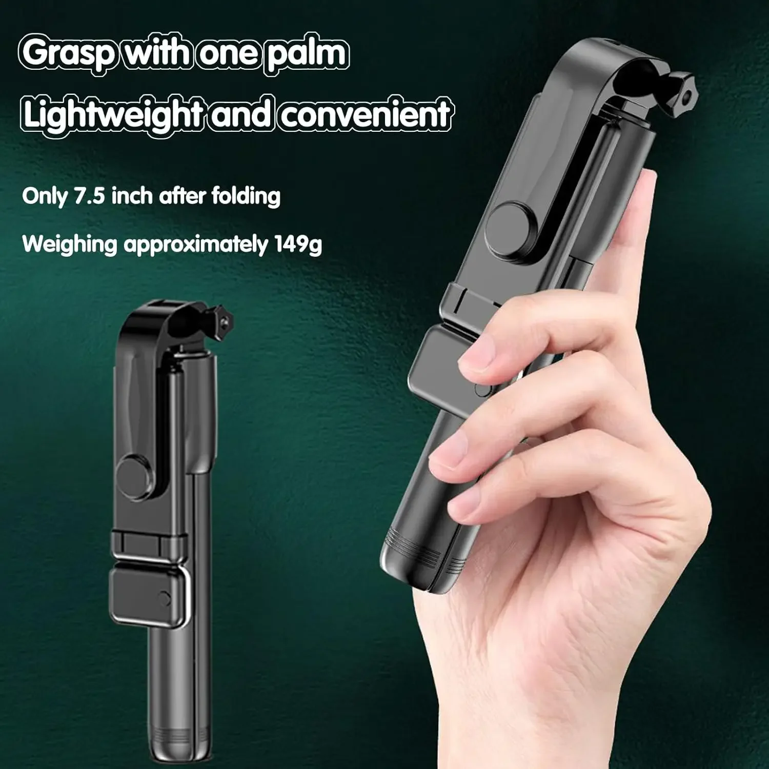 Phone Tripod with Extendable Selfie Stick: For Video Recording & Live Streaming