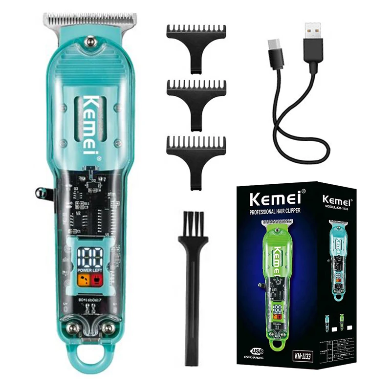 

Kemei-1133 Hair Trimmer For Men Beard Trimer Professional Hair Clipper Electr Razor Hair Cutting Machine Haircut Electr Shaver