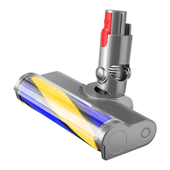 Yükseltilmiş Yumuşak Fırça Kafası Dyson V6 V7 V8 V10 V11 V15 V10 İnce V12 İnce Akülü Elektrikli Süpürgeler Ev için Yeşil LED Işık ile