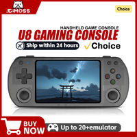 New U8 Retro Handheld Video Game Console Linux System 4.0-inch IPS Screen Portable Pocket Video Player 64GB 128GB Boy Gift