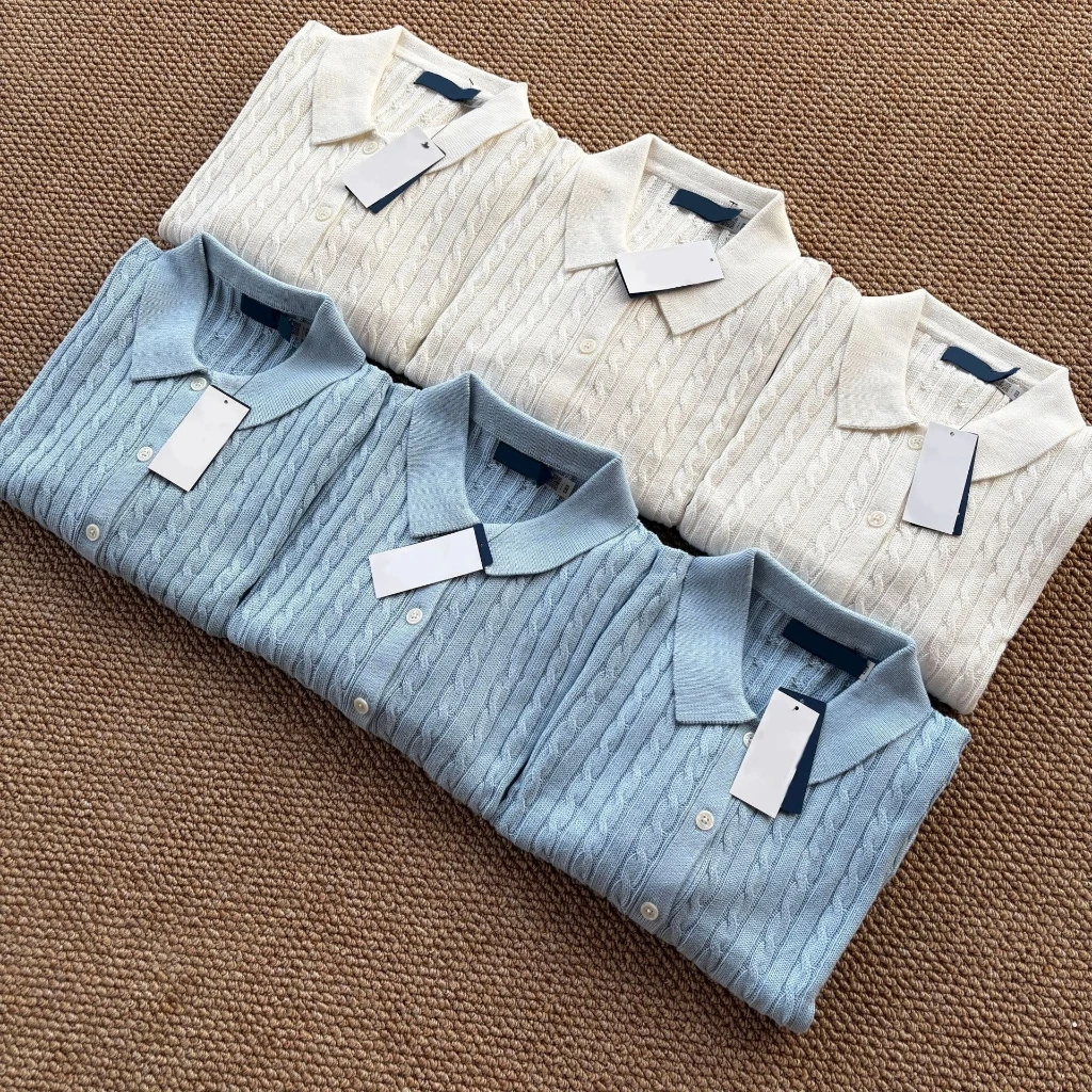 

Long Sleeve Knitted Sweater Women's Collar Multiple Buttons Scannable Quality Ralph Home Fashion Wholesale Agent