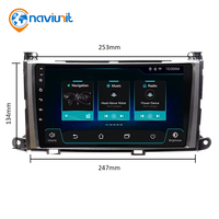 9'' Screen PX6 1 DIN Car Radio Multimedia video player For Toyota Sienna XL30 2010-2014 autoradio Carplay android Auto stereo BT