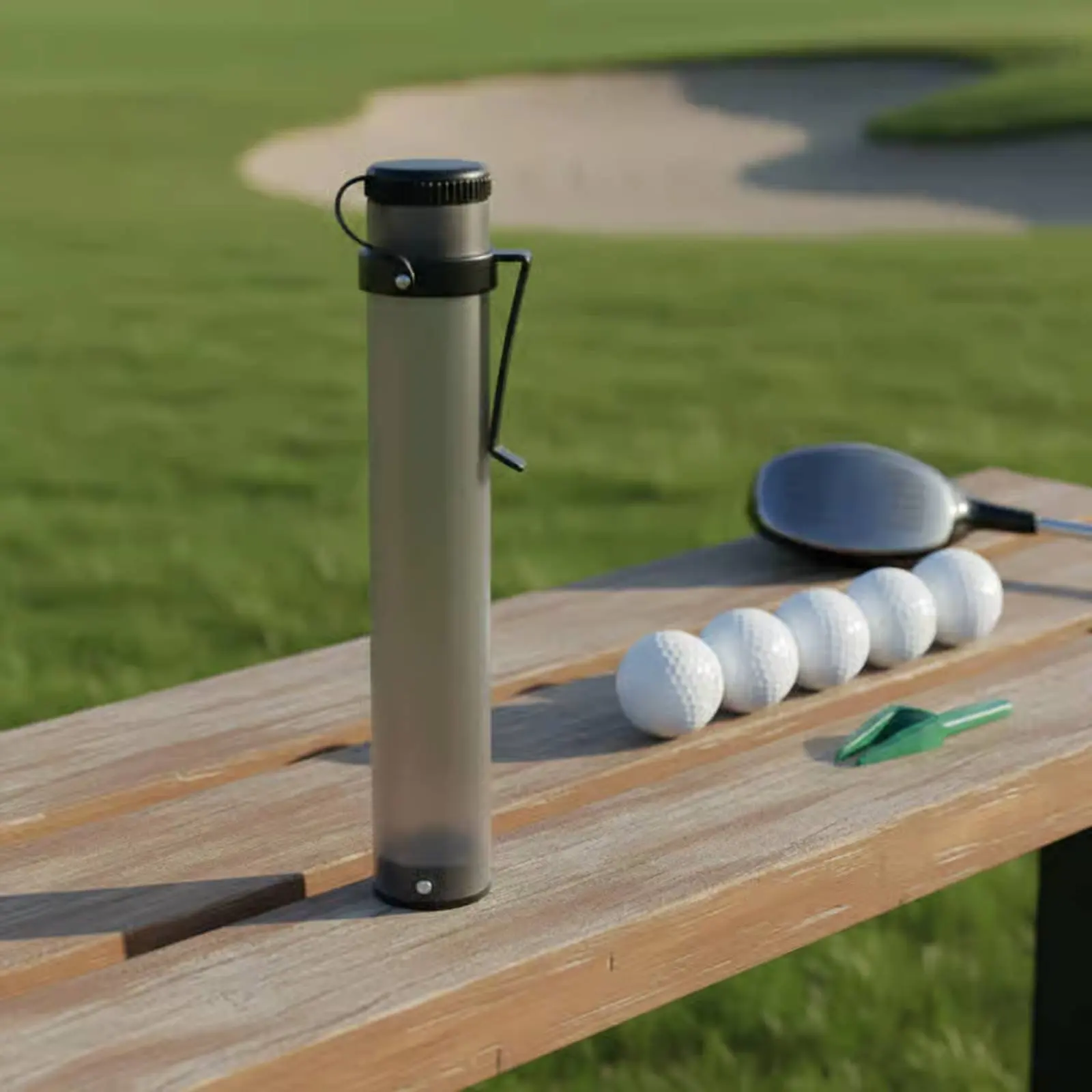 

Бутылка для песка Links: легкая, для гольф-каров, инструмент для ухода за полем, с герметичной крышкой, спортивное оборудование, крепление для гольф-каров