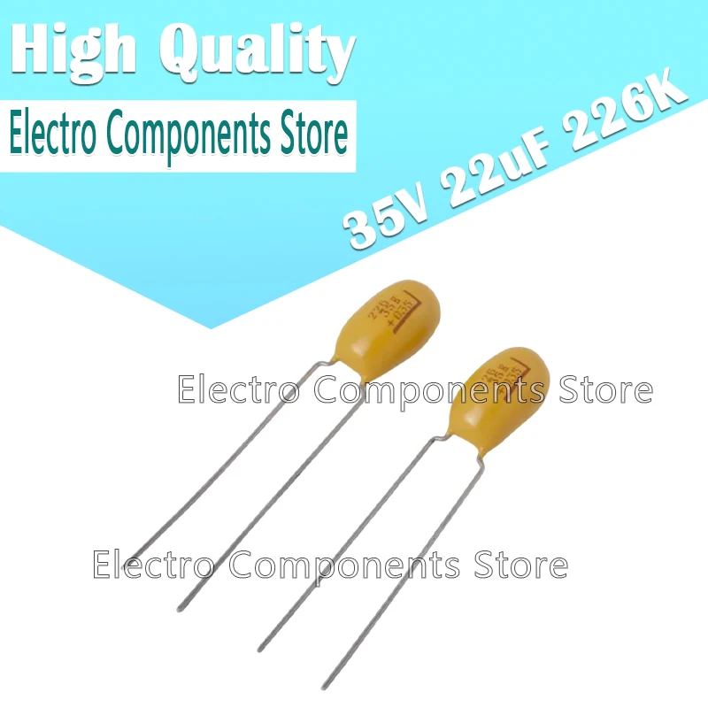 2PCS 35V 22uF 226K Tantalum Electrolytic Capacitor Digital Audio Decoding DAC