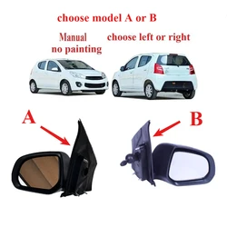 1 Piece Manual LHD No Painting Side Mirror for Suzuki New Alto 2013 GDDT GDDT Lamp for Alto 2014 Choose Left or Right