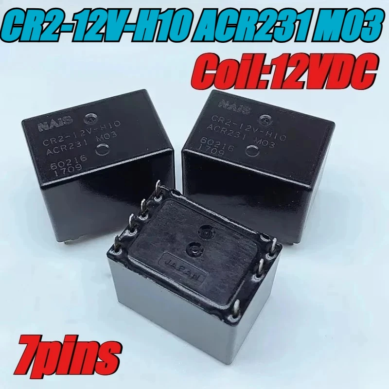 

(Совершенно новый оригинал) 1-50 шт./лот 100% оригинальное реле: CR2-12V-H10 ACR231 M03 7 контактов 12 В автомобильное реле