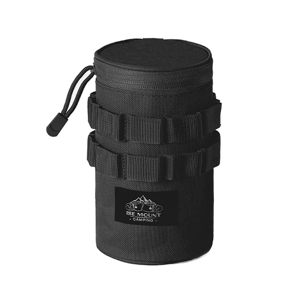 Durable Multifunctional Outdoor Cup Storage Bag Oxford Cloth Portable Water Bottle Pouch Propane Tank Bag Hiking