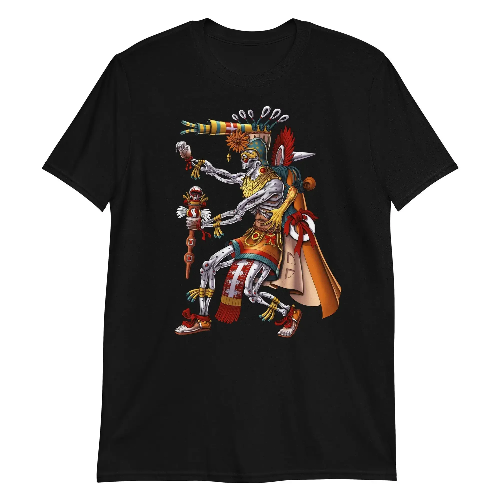 Aztec God Mictlantecuhtli T Shirt Mythology Gods Ancient Mayan Clothing Clothes Apparel
