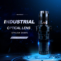 130/150X Microscope Lens 0.7X-4.5X Adjustable Magnification Monocular Zoom C Mount Lens For HDMI VGA USB Video Microscope Camera