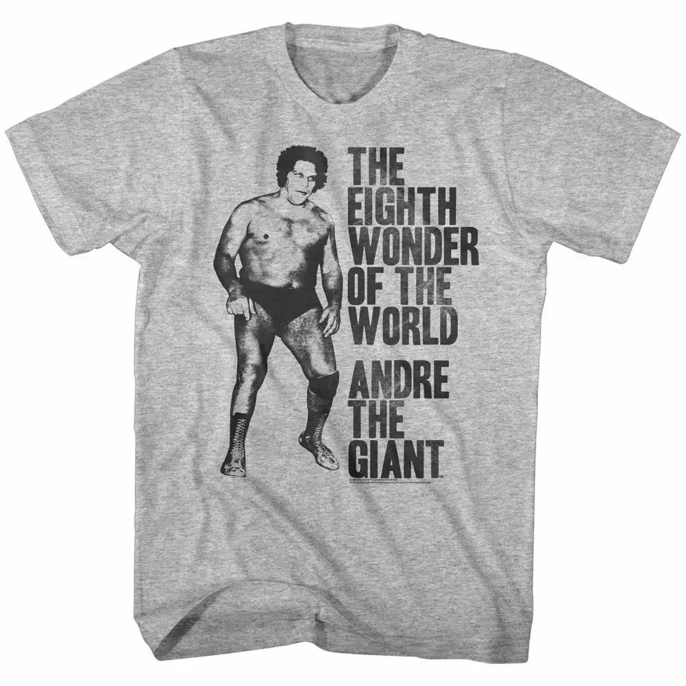 Andre The Giant Huge Classic Gray T Shirt