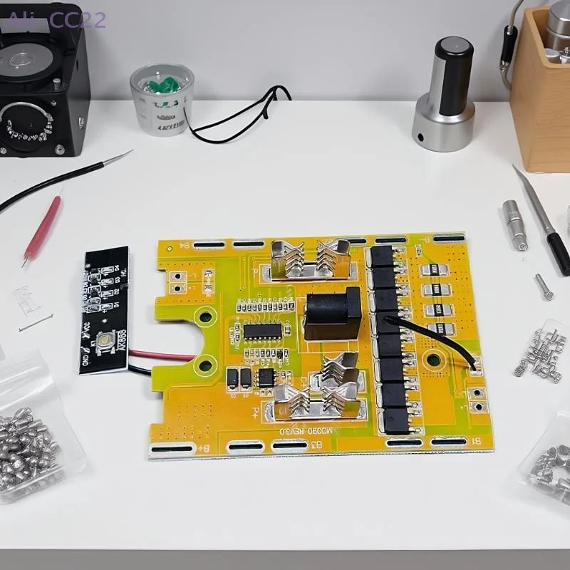 {CC22} 21 V 8MOS Balance Schutz Bord Für 18650 Winkel Grinder Kettensäge Elektrische Schlüssel Schutz Bord DIY Zubehör