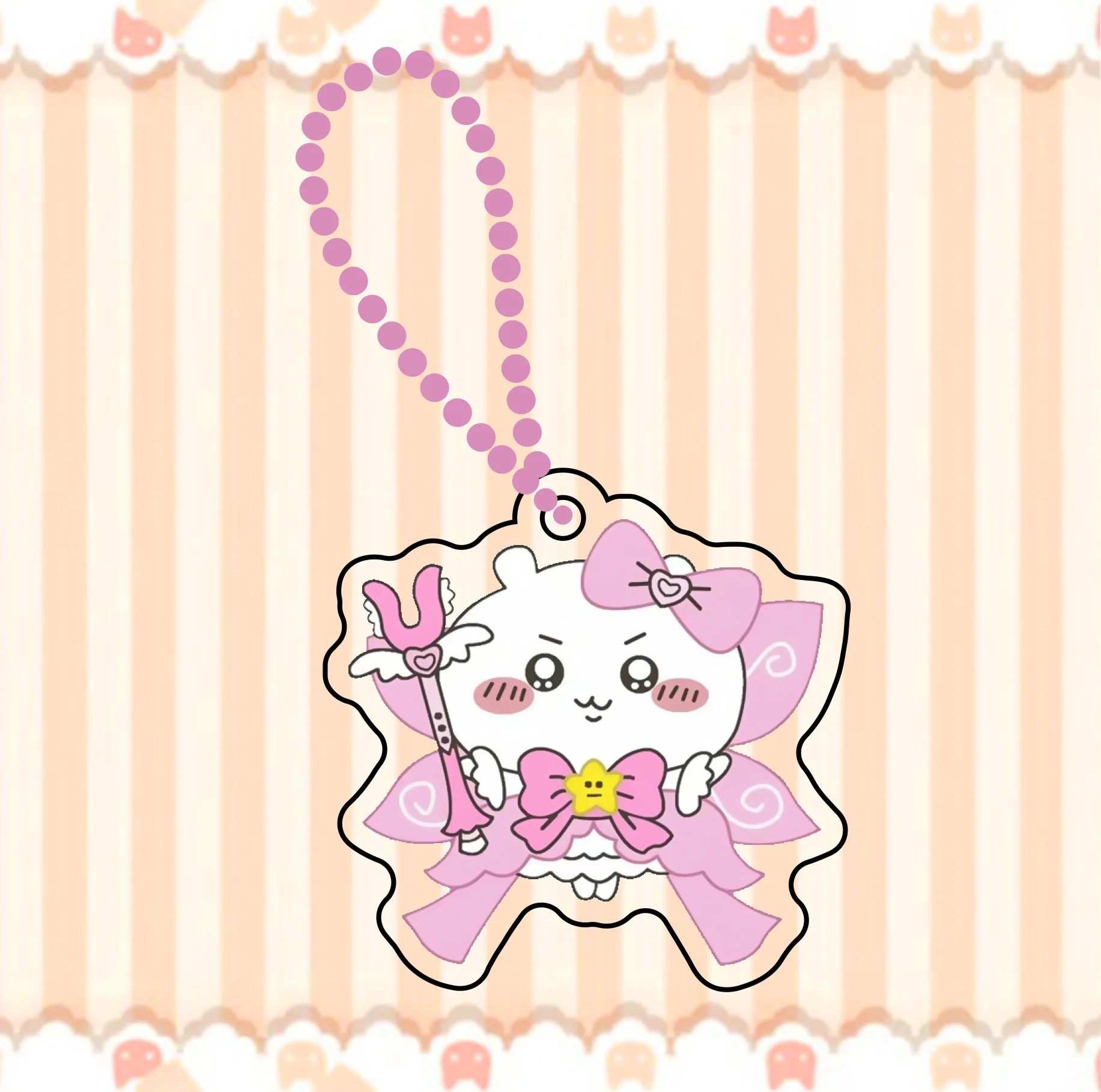 Anime Chiikawa Toy Pendant Cute Figure Hachiware Usagi Keychain Acrylic Decorative Pendant ハチワレ ちいかわKids Toy Gift