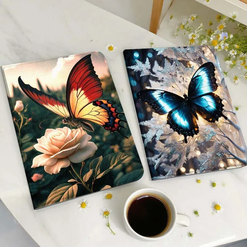 

Red Yellow Butterfly Rose For Samsung Galaxy Tab A A7 A8 A9 A11 S6 S11 Lite Plus 10.1 10.4 10.5 Inch 2022 2025 Tablet Case