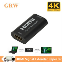 4K x 2K HDMI Extender Repeater Up to 40M Signal Extension HDMI Female to HDMI Female HD Adapter for PS4 HDTV HDMI Cable Extender