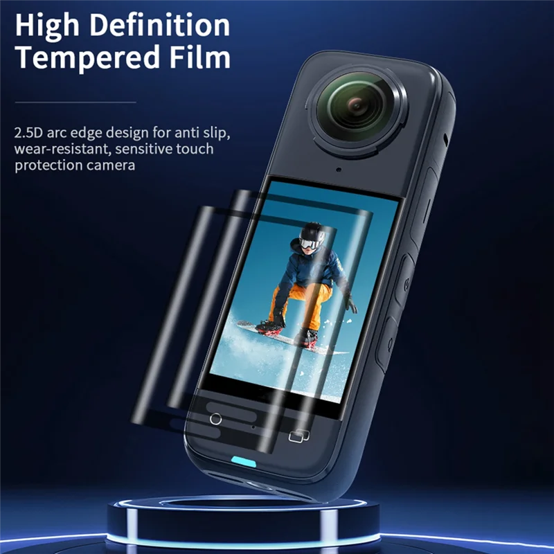 A29F-For Insta360 X4 Screen Protector Tempered Glass Film Protective For Insta 360 X4 Action Camera Accessories