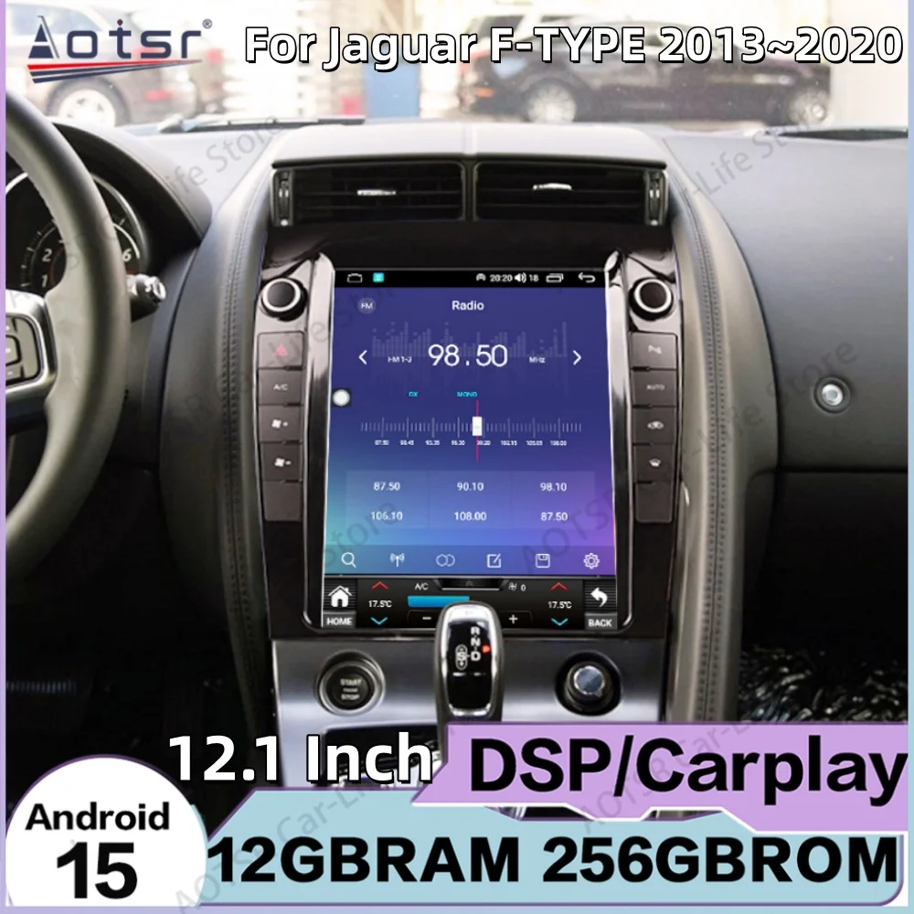 

For Jaguar F-TYPE 2013~2020 Touch Screen Android Auto Multimedia Player GPS Navigation Car Radio IPS Voice control Head Unit