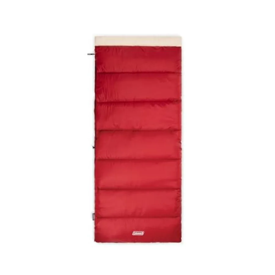 

Flatlands 30/40/50°F Sleeping Bag Made from 100% Recycled Material Big and Tall Options Cool-Weather Sleeping Bag for Camping S