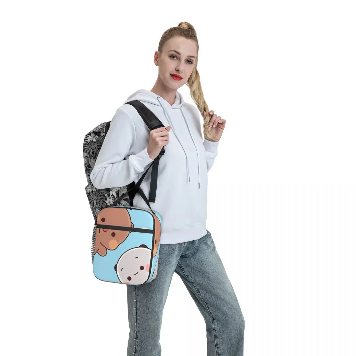 Bubu و Dudu سلسلة الغداء حقيبة للطفل طباعة علب الاغذية الترفيه السفر حقيبة للحفاظ على البرودة المحمولة مقاوم للماء أكياس الغداء الحرارية