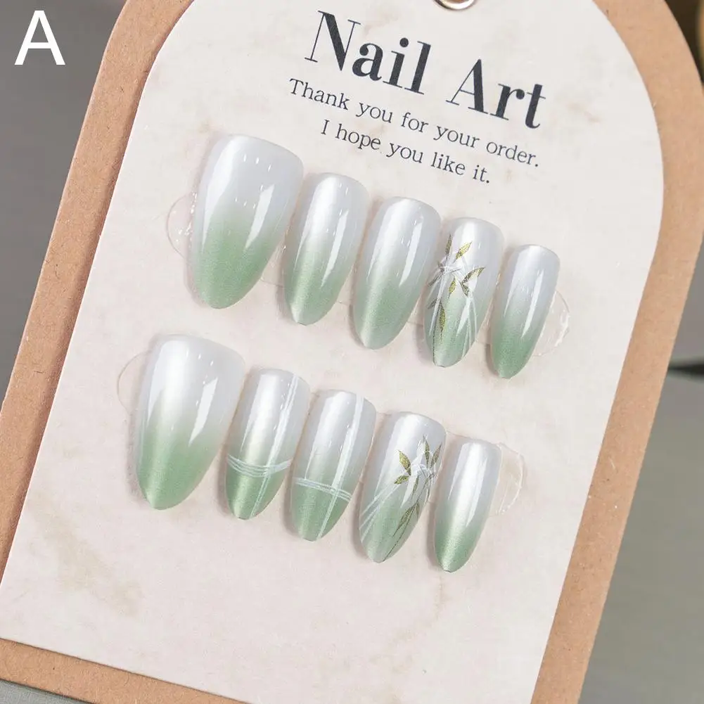 Wysokiej jakości ręcznie robiony manicure Cat Eye Kompletny zestaw do paznokci żelowych dla początkujących Błyszczący, zdejmowany, nadający się do noszenia pancerz Wielokrotnego użytku