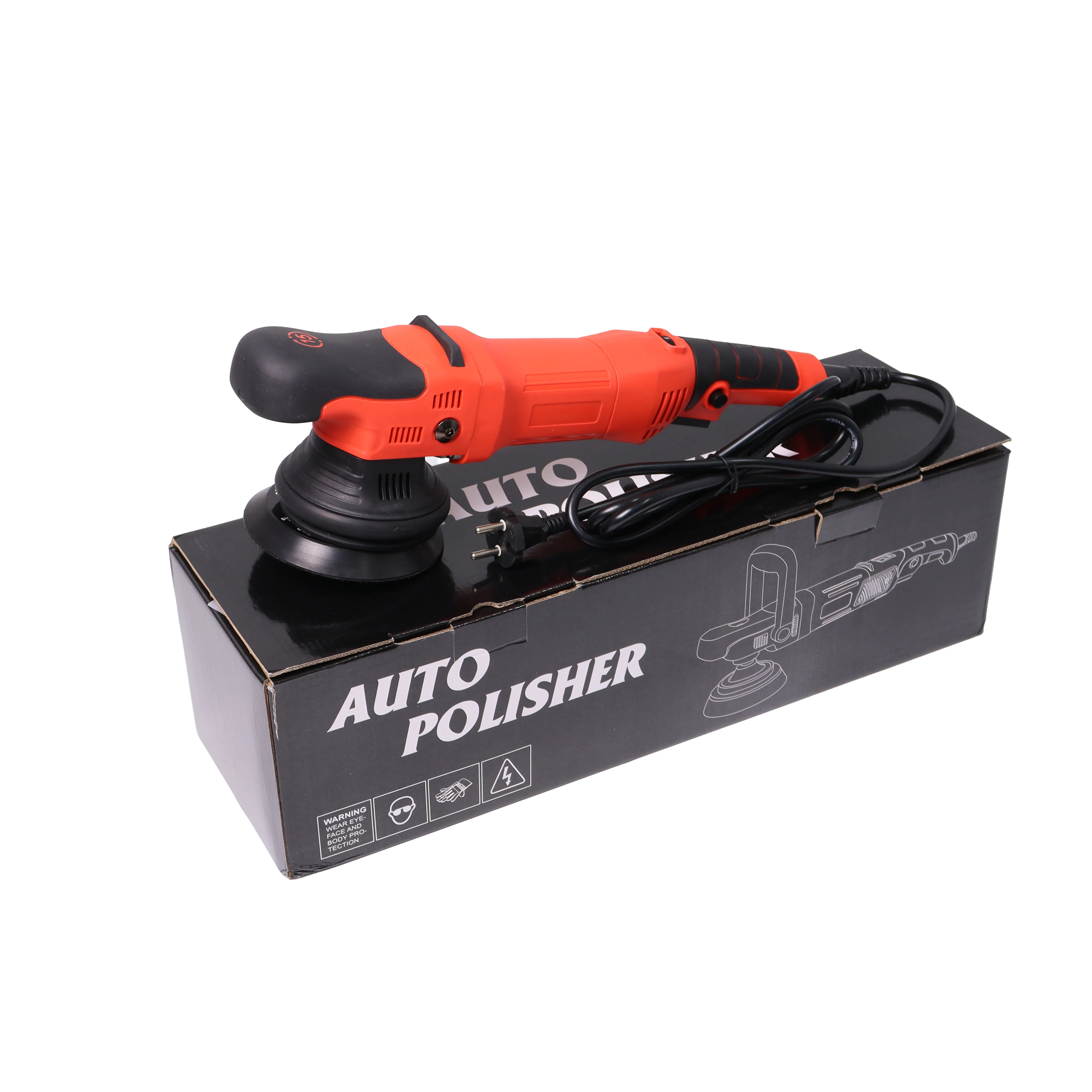 850W Electric Double Action Polisher 12mm/15mm Track with 125mm/150mm 5/6 Back Liner