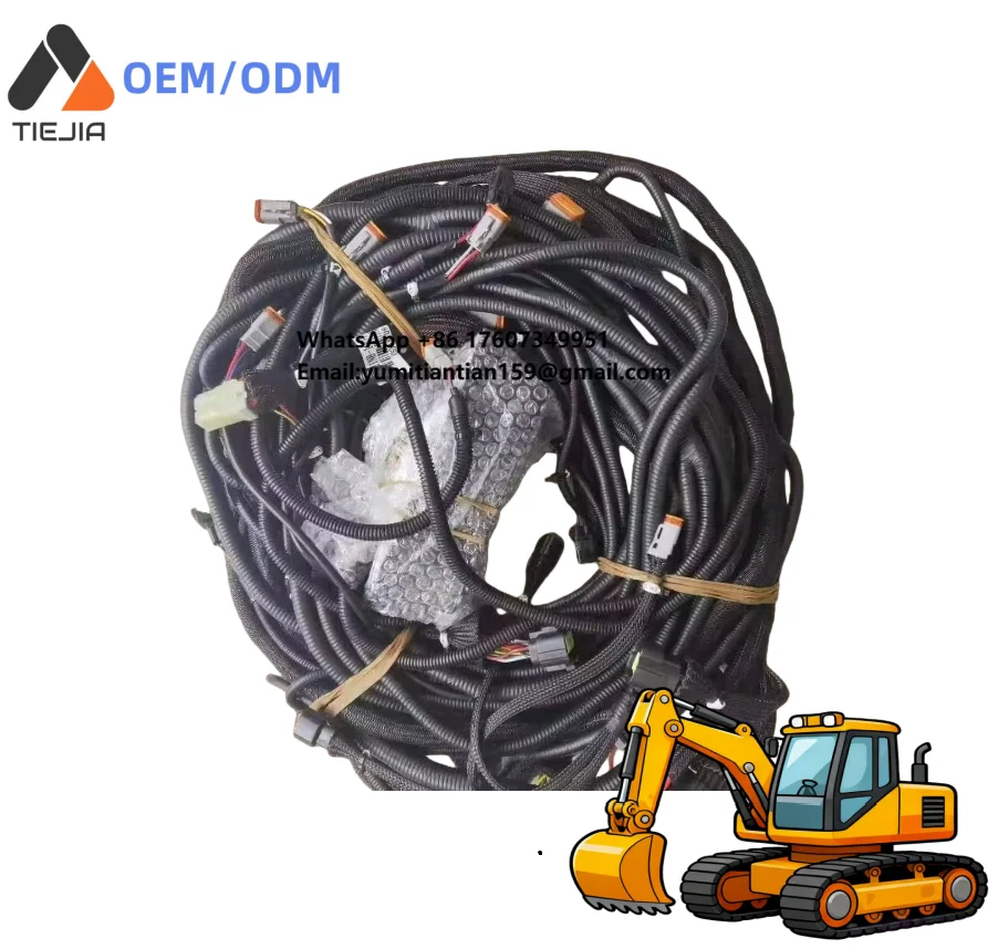 

Новый жгут проводов для экскаватора Doosan 530-00211A 310207-02163A, жгут топливных форсунок, запчасти для строительной техники, запчасти Doosan