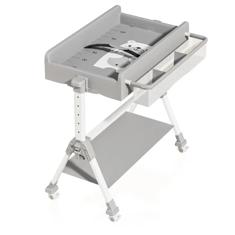 Table de Proxy Réglable pour Bébé, Station de Soins Multifonctionnelle Pliable, Anti-Débordement, Démontage en Un Clic, CPull