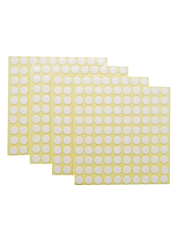 Autocollants à points adhésifs Double face, 1 feuille, bande ronde auto-adhésive transparente et Invisible pour ballons, Points de colle