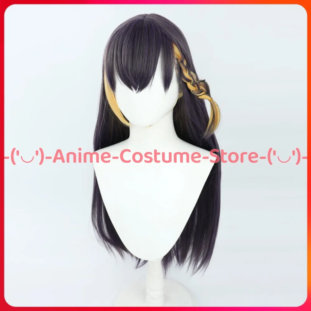 NIJISANJI VTuber Petra Gurin شعر مستعار تأثيري أنيمي لعبة شخصية هالوين كرنفال زي حفلة الباروكات مقاومة للحرارة الشعر الاصطناعية