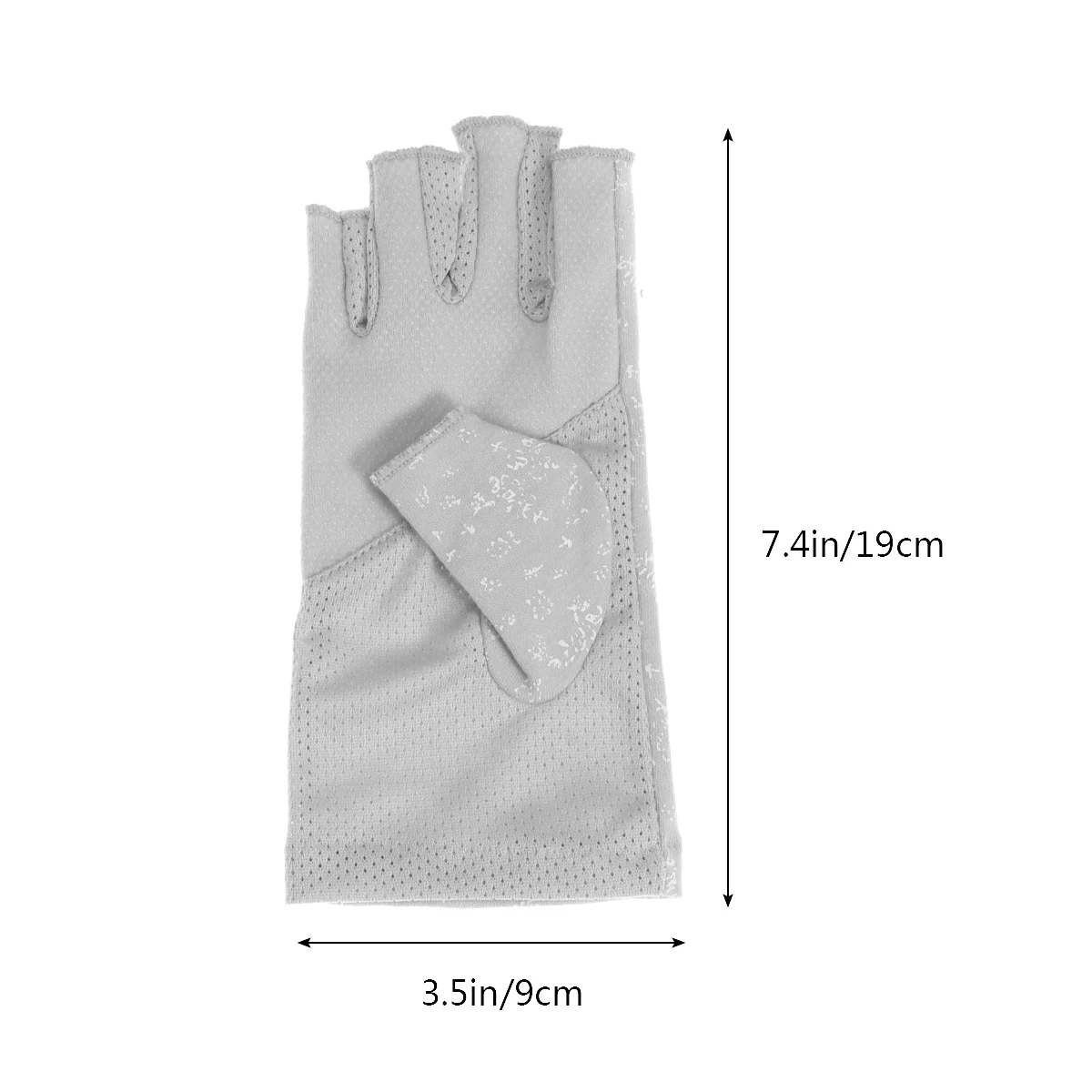 

Half Finger Gloves Durable Lightweight Hand Protection Practical Skid Resistance Simple Design Women Cycling Gloves