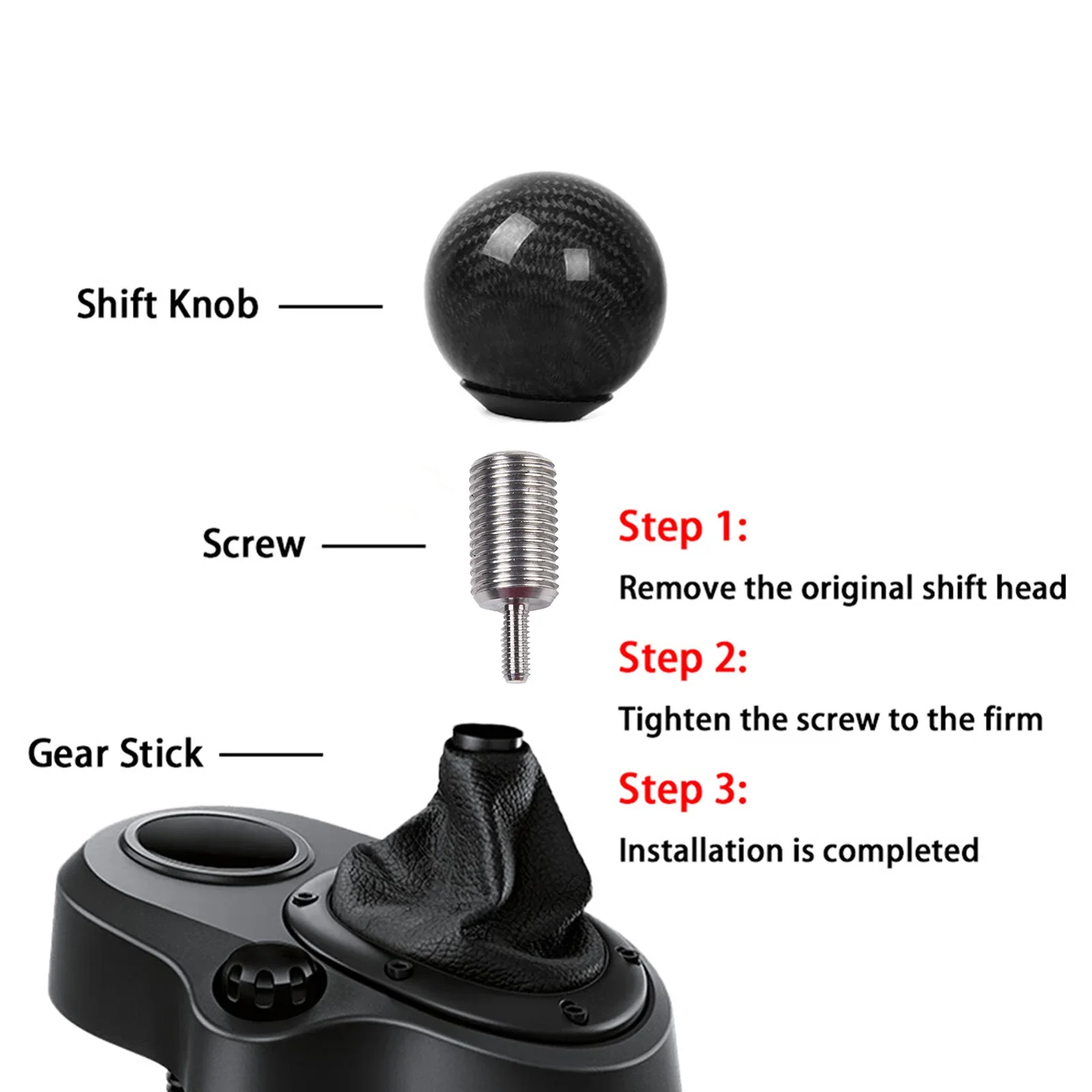 Replacement Shifter Adapter Gear Shifter Adapter Screw Gear Screw Adapter Modification Part Customization For Logitech G29 G923