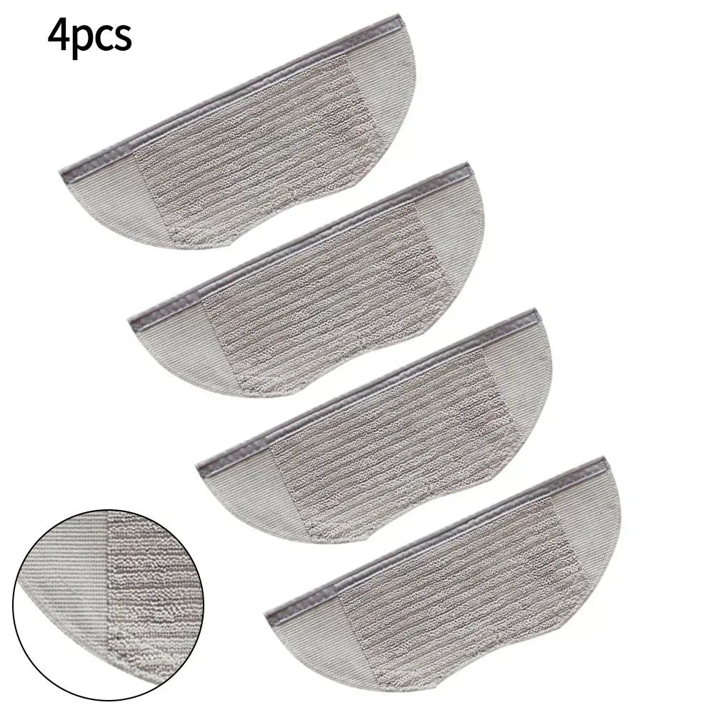 4Pcs Microfiber Wiping Pad Cloth For SW (MD 20040) Vacuum Cleaner Household Cleaning Sweeping Robot Replacement Spare