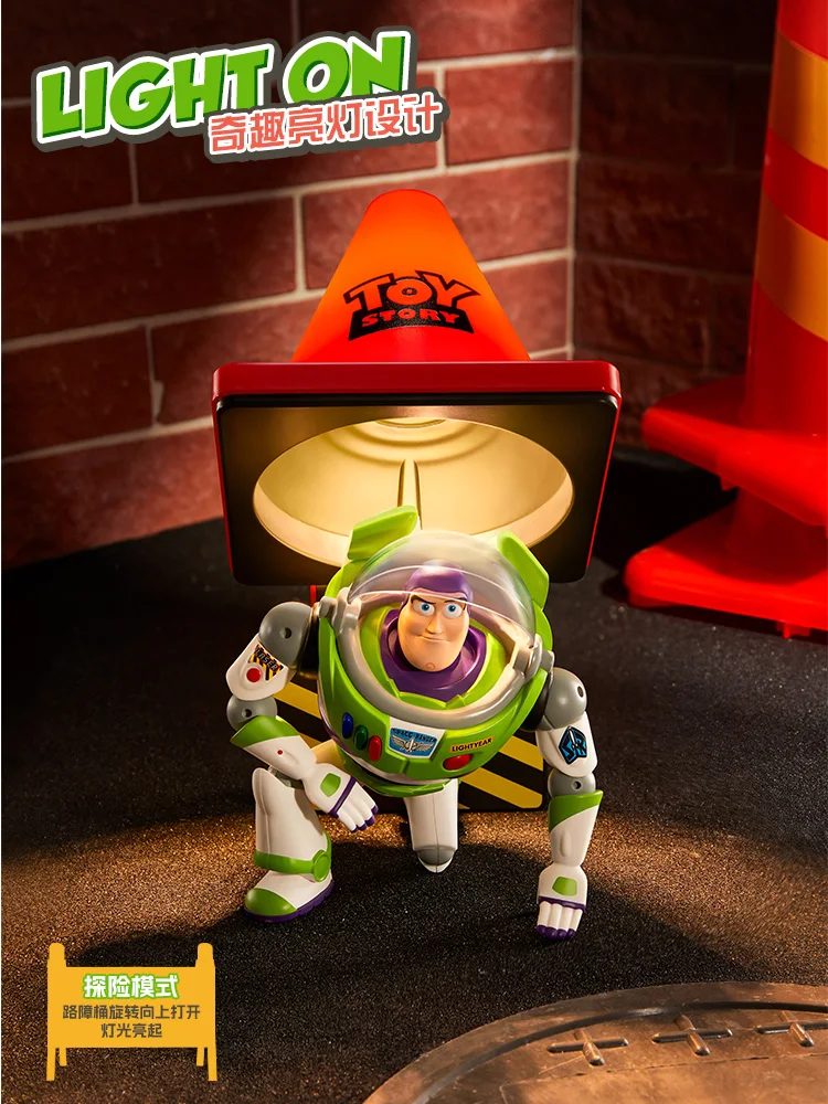 

Disney Martube Buzz Lightyear Night Light Blind Box Decoration Toy Story Animation Figures Disney Co-branded Trend Doll Boy Gift