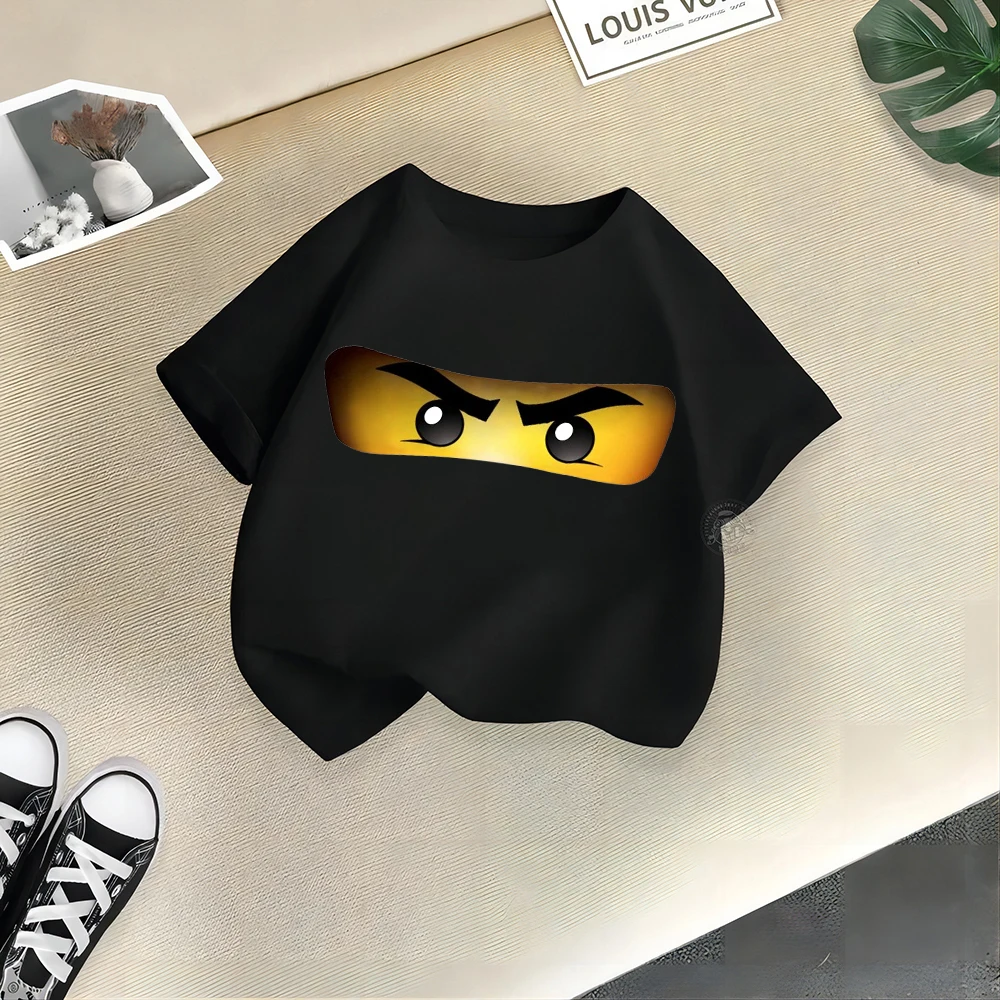 Lego Summer clothing Baby Baby Cotton T-shirt Boys Girls printed casual doll round neck short sleeve T-shirt