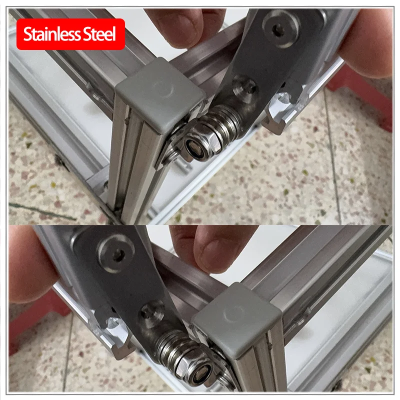 

2 Sets Stainless Steel Adjustable Damping Torque Hinge Shaft for Medical Equipment And Automation - Can Stop at Any Angle
