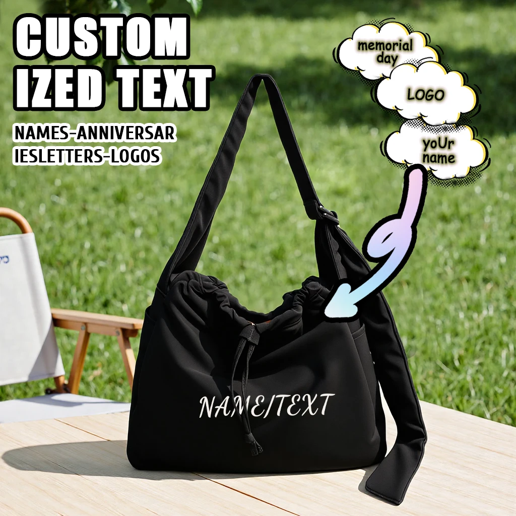 

Logo custom outdoor messenger bag women's sports and leisure messenger bag lightweight waterproof one-shoulder messenger bag