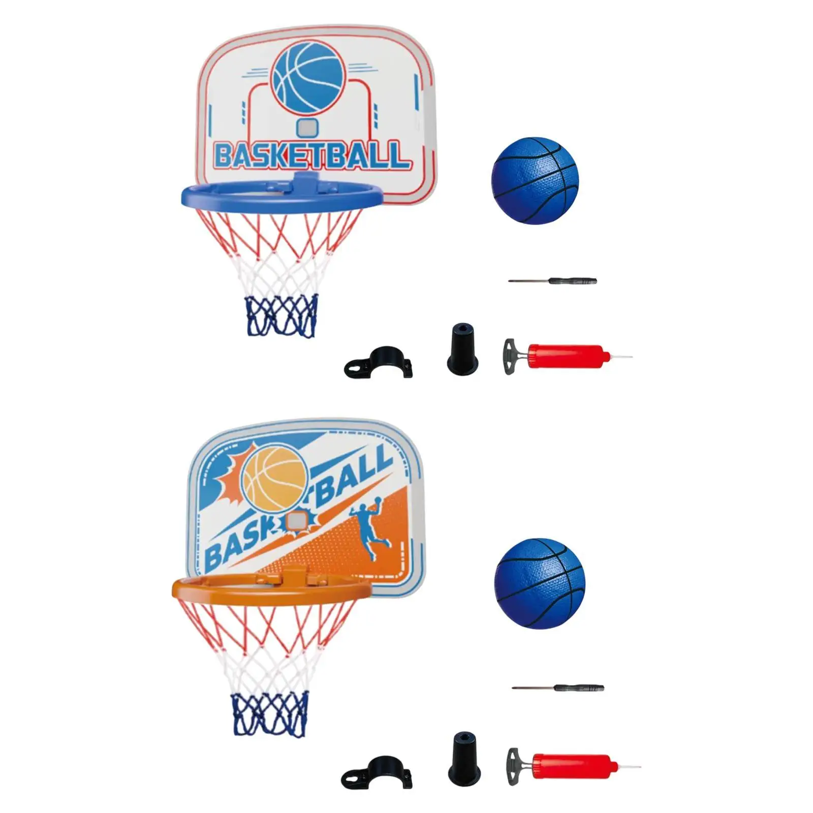 

Basketball Hoop Set Birthday Gift Portable Door Mount for Kids Sports Game
